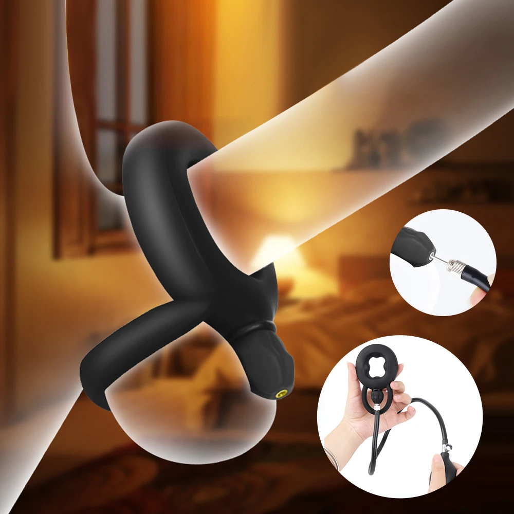 نفخ القذف تأخير القضيب الدائري السائل سيليكون الانتصاب تعزيز خاتم الديك يمزح التدريب ذكر معدات الاستمتاع واللعب الجنسي