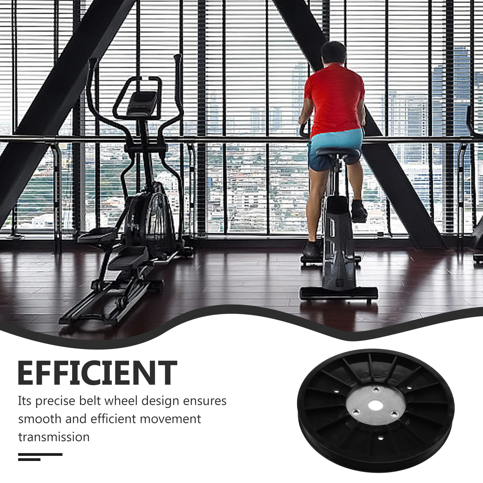 

Динамический велосипедный ремень, колесо, аксессуары для фитнеса, приводной шкив для домашних велотренажеров, повышенная интенсивность тренировки, простая установка