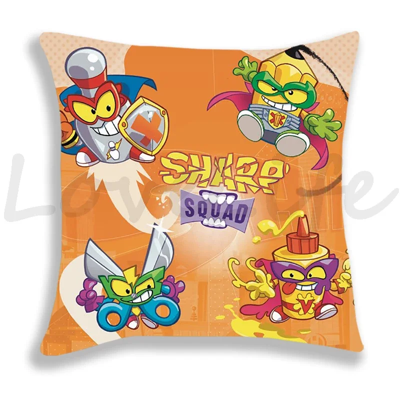 Superzings Series 8 Kazoom Kids Pillow Case Home Decorative Pillowcase Children Game Superthings Pillow Cover Sofa Cushion Cover