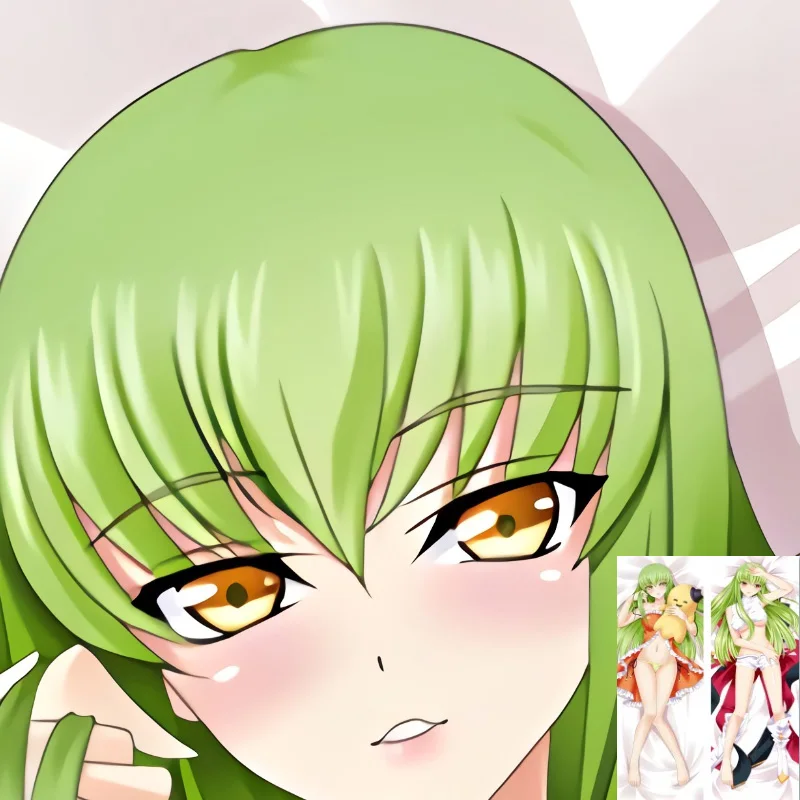 C.C أنيمي Dakimakura المخدة الوجهين طباعة تأثيري المعانقة الجسم المنزل الفراش وسادة غطاء دروبشيبينغ