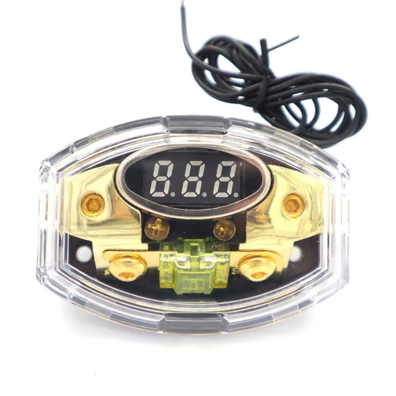 

Car Audio AFS Holder Box With Digital Display Fuse, Out One Fuse