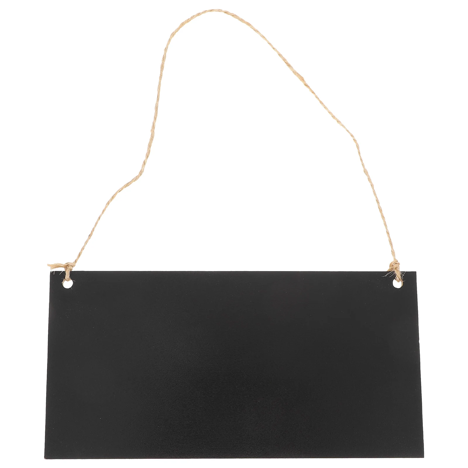 2 Pcs Wooden Blackboard Pendant Decorations Small Chalkboard Hanging Sign Door