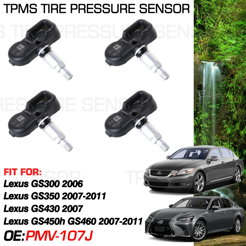 For Lexus GS 450h GS460 2007-2011 Lexus GS300 2006 Lexus GS 350 2007-2011 Lexus GS430 2007 433MHz Tire Pressure Monitor PMV-107J