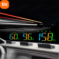 Xiaomi In-vehicle Speedometer HUD Head Up Speed Mete Display Digital GPS Compass Multifunctional Car Windshield Projector NEW
