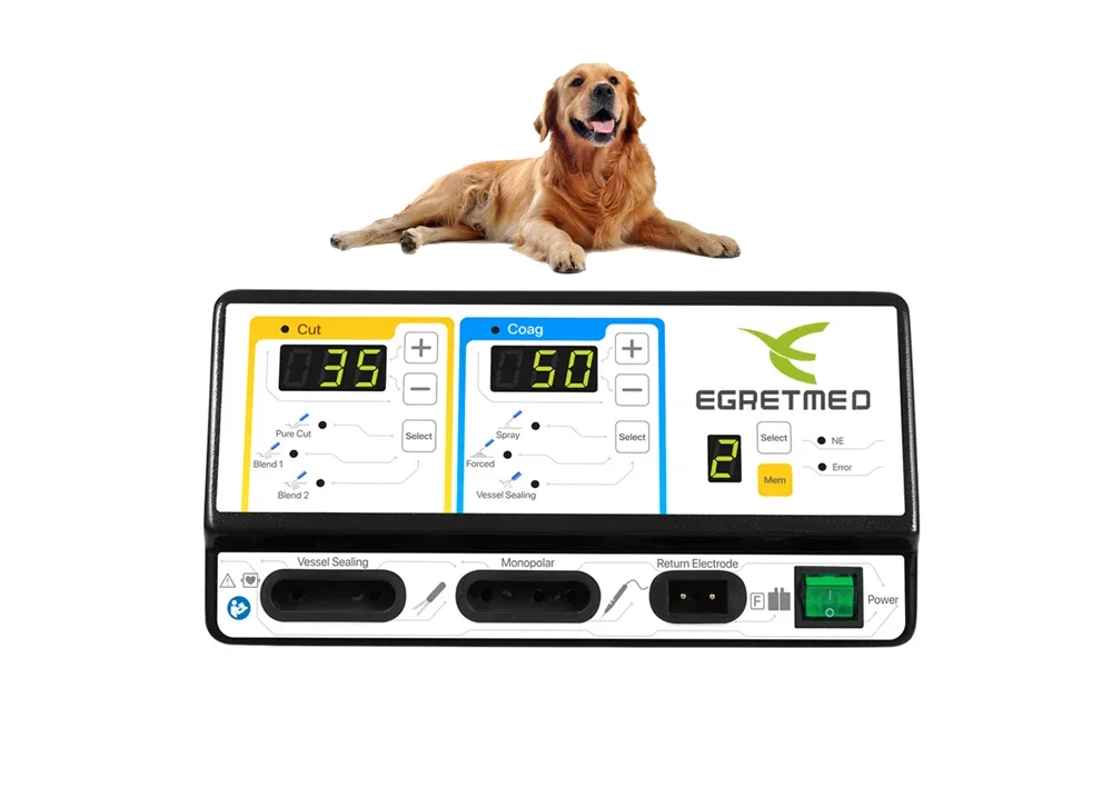 وحدة الجراحة الكهربائية ذات التردد العالي للجراحة الكهربائية ثنائية القطب البيطرية