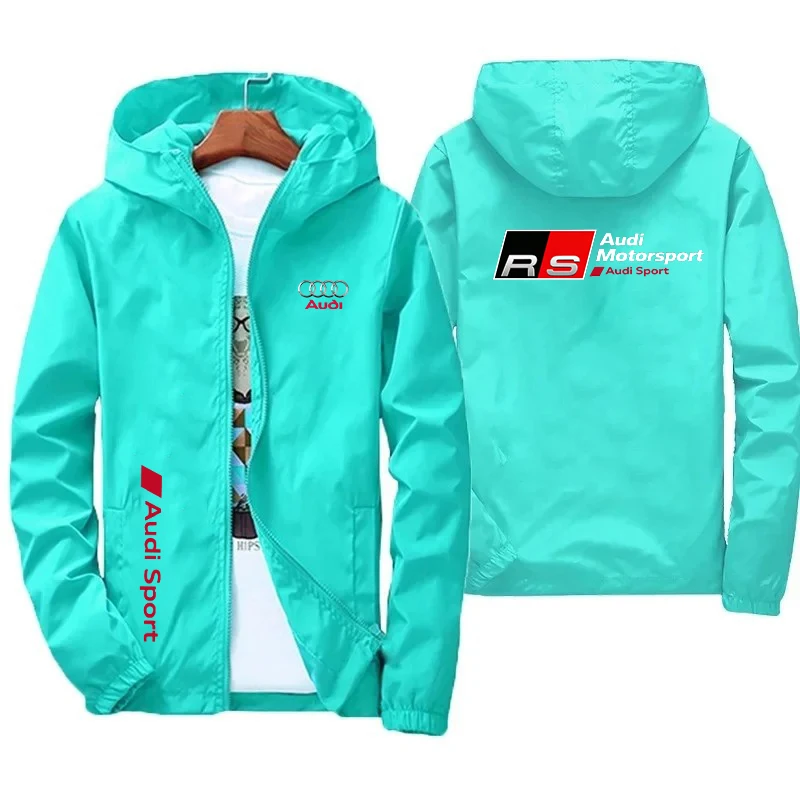 

Leisure sport jacket Audi racing and zipper men's and women's universal summer 2026 RS series fashionable motorcycle suits for m