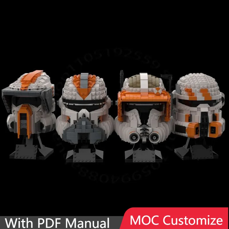 

Набор из 3571 детали: Шлем-конструктор MOC 212-го штурмового отряда. Модульный конструктор для детей. Подарок для мальчиков на праздники.