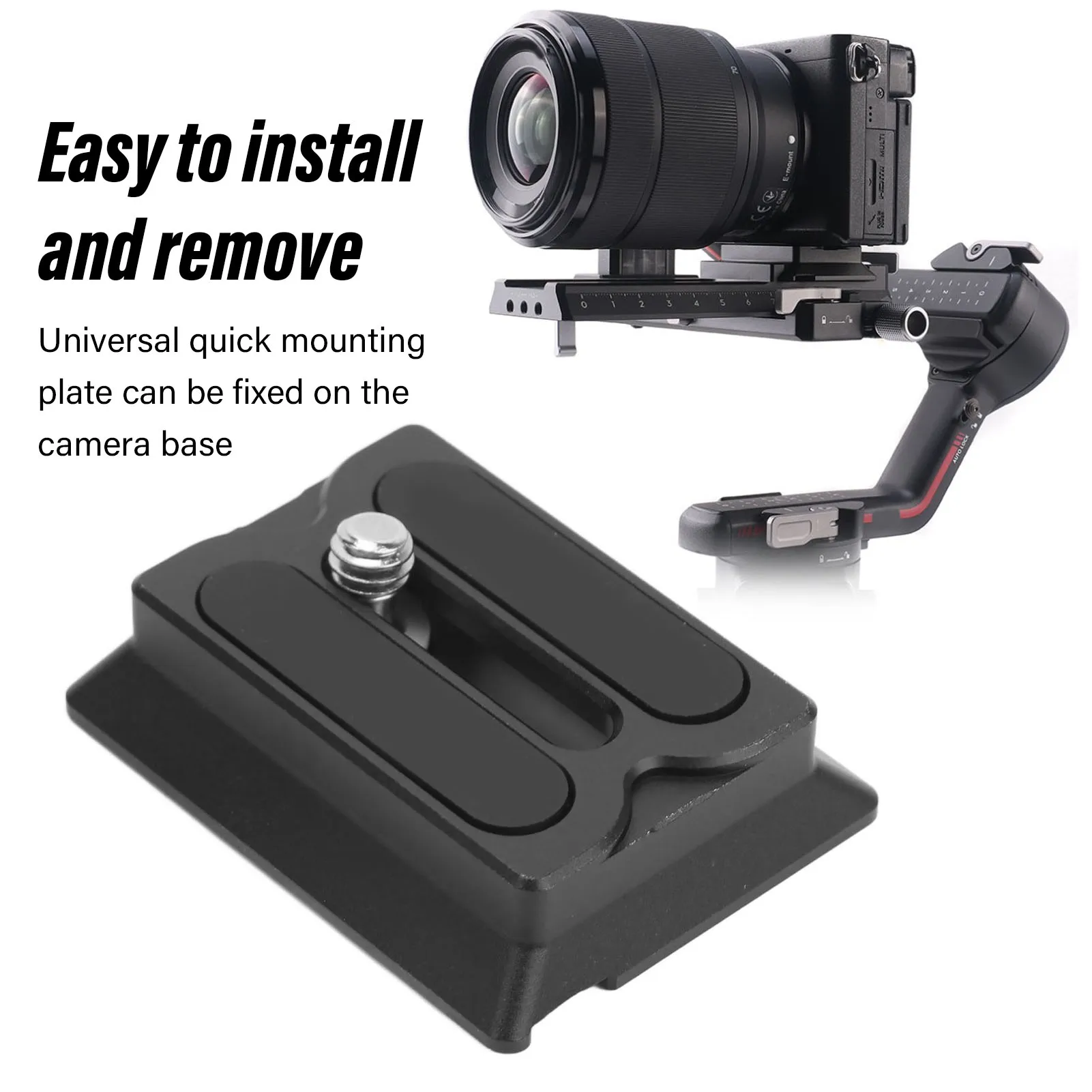 Schnell wechsel platte Stativ Kugelkopf Basis Kamera Stabilisator Zubehör für Dji Ronin RSC2 RS2 RS3 Standard Schnell wechsel platte