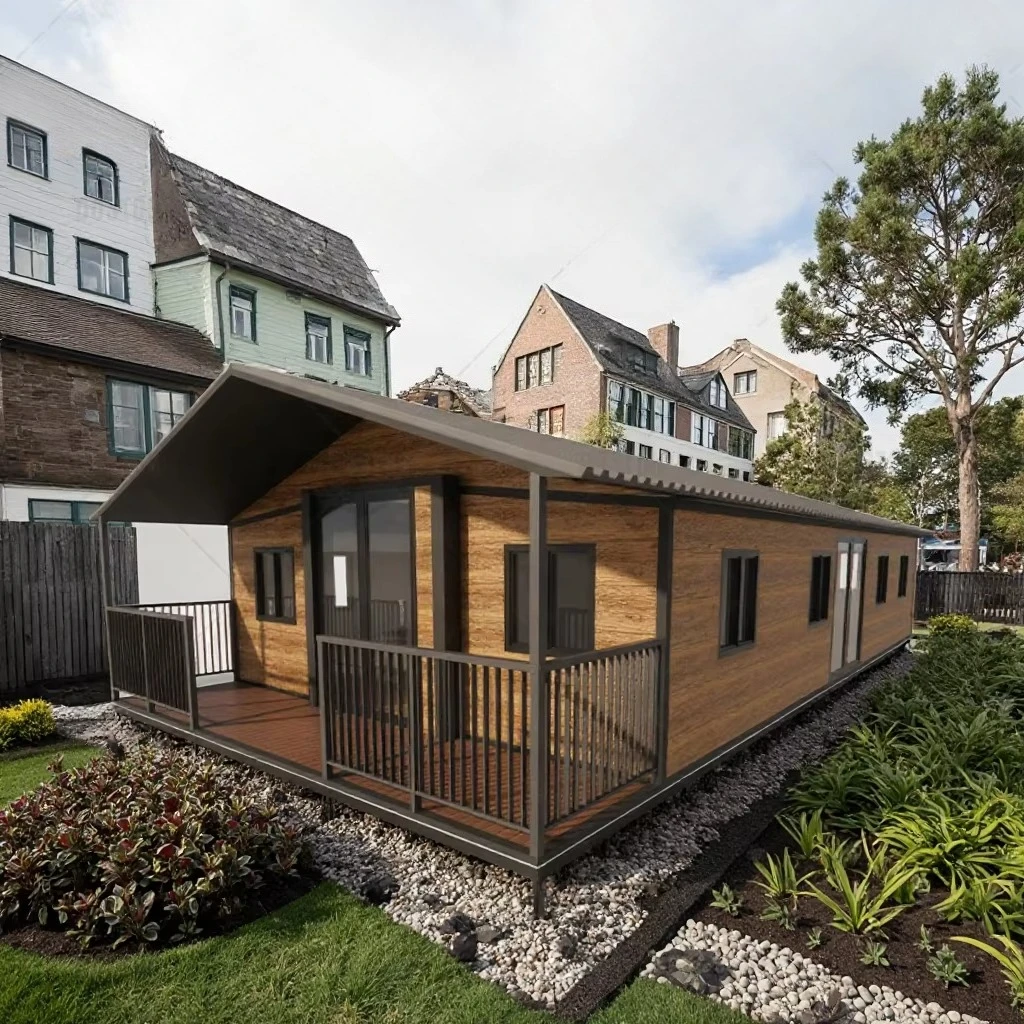 Customized Steel-structure Prefabricated Housing Warehouses, Commercial and Street-level Mobile Prefabricated Container Houses