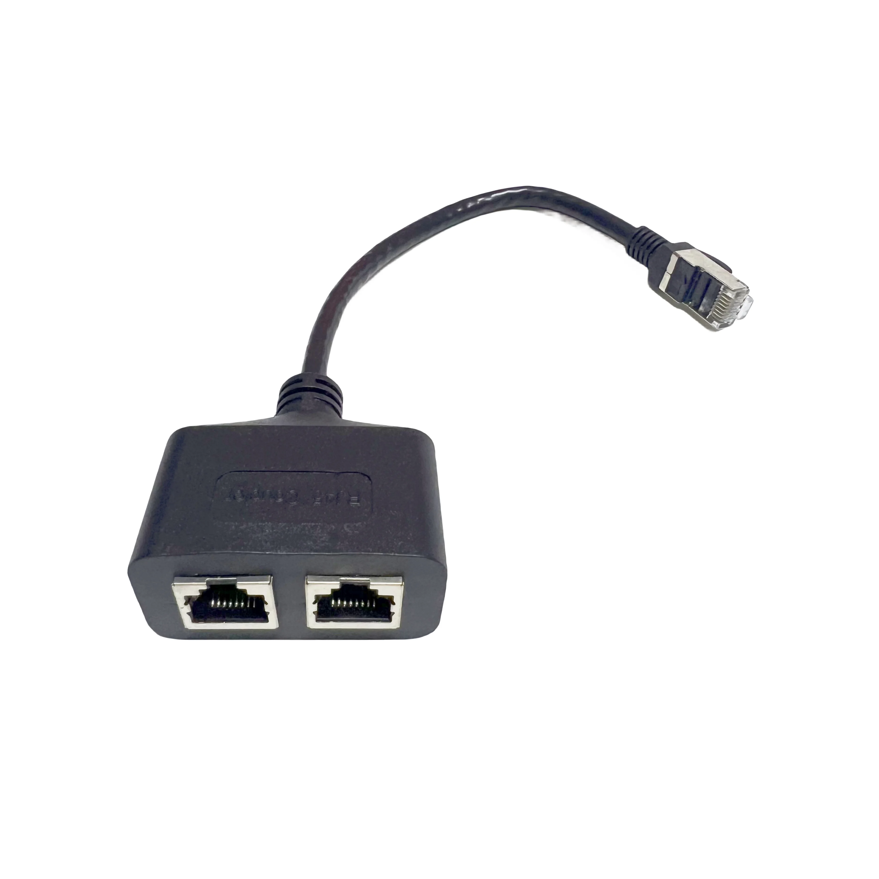 0.25m CAT5 RJ45 Network Cable Two Bus Port Plug in Convenient One Minute Two Wire for Networking