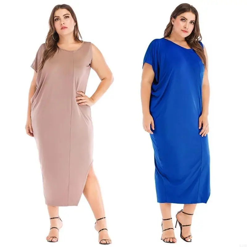 l38e-abito-lungo-da-donna-elegante-abito-da-spiaggia-ampio-manica-corta-per-l'estate-delicato-sulla-pelle