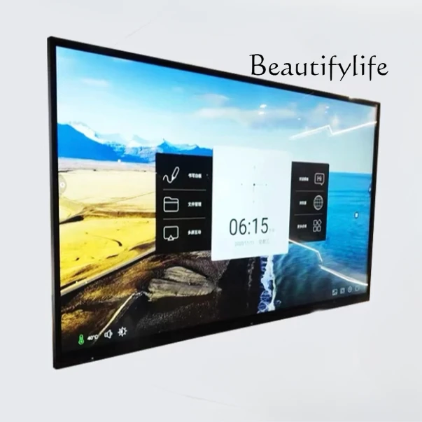Rede de TV LCD de 120 polegadas 4k display inteligente de conferência de toque de alta definição
