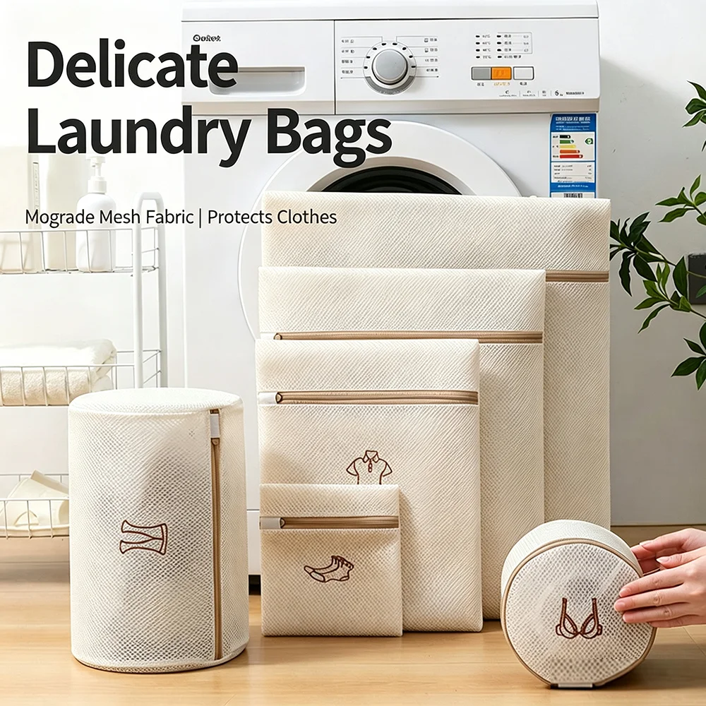 Zippered Bag For Laundry Washing Bra Underwear Products Laundry Bag Household Cleaning Tools Accessories Wash Laundry Care Bags