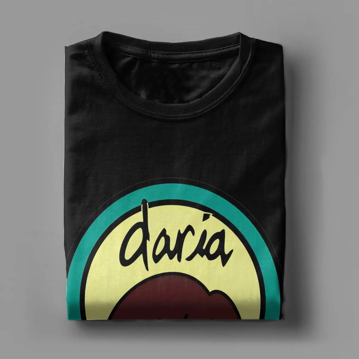 Cartoon D-Darias Logo T Shirt Men Cotton Casual T-Shirt O Neck Strong Bravery MTV Tee Shirt Short Sleeve Clothes Gift