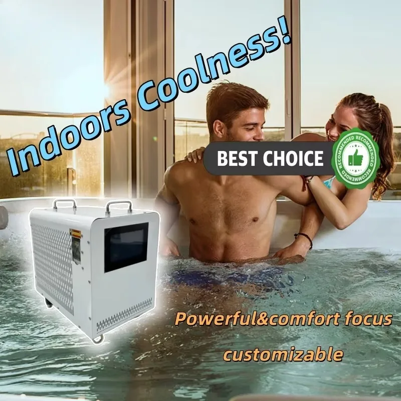 

Прямые поставки с завода: Водоохладитель 1HP R410A с двойной температурной системой, 220В, для ледяных ванн, с новым насосным двигателем