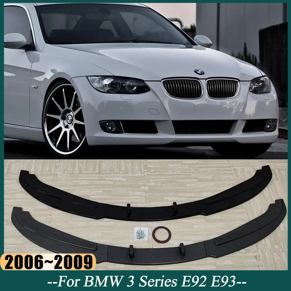 

Накладка-сплиттер на передний бампер для тюнинга BMW 3 серии E92 E93 316i 320i 320d 330i 330d 335i 2006-2009 (до рестайлинга)
