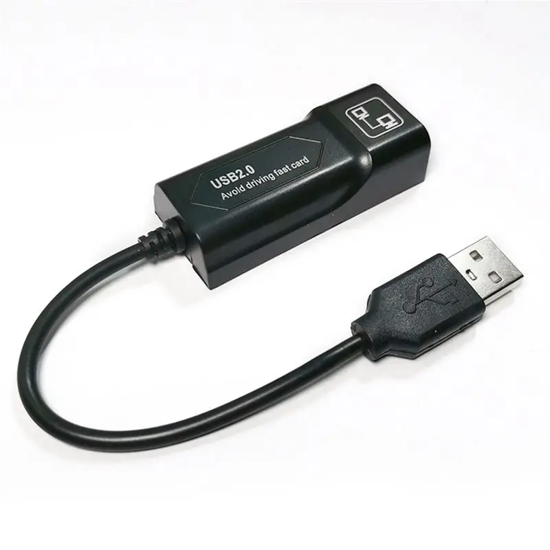 A29F-USB 2.0 To RJ45 10/100 Mbps USB Ethernet Adapter Network Card LAN USB Network Adapter Lan RJ45 Card For PC Laptop