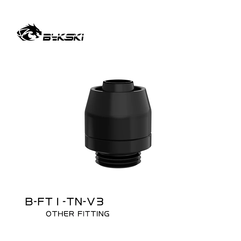 Bykski B-FT1-TN-V3 Computer Water Cooling Fittings TPV Connector for 1/4'' Soft Tubing, Quick Twist 6x10mm Water Hose