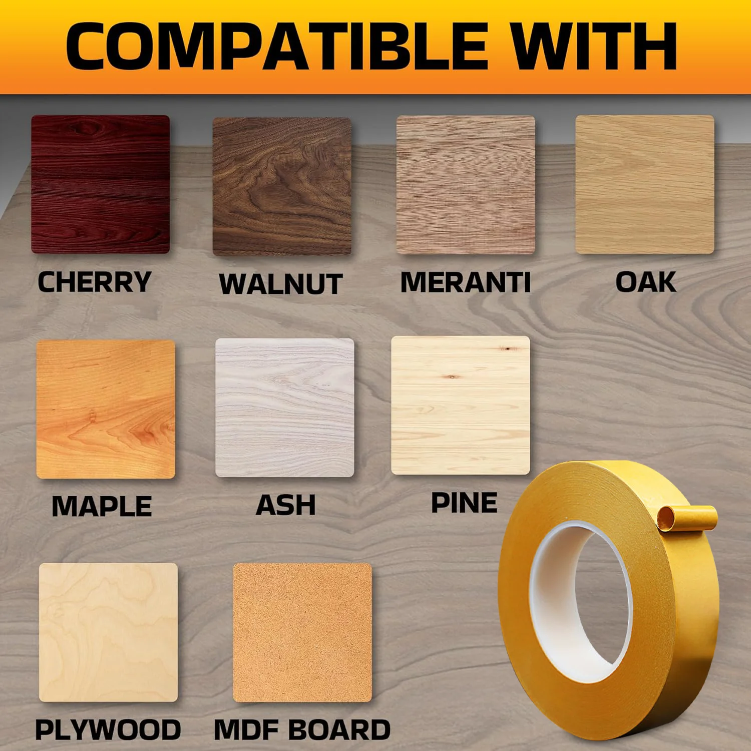 Cinta adhesiva de doble cara PET resistente al calor, 0,05mm de espesor, transparente, sin rastro, súper adhesivo, fuerte resistencia a altas temperaturas