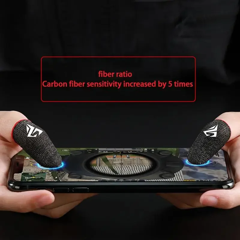 1pcs Gaming Finger Sleeve Breathable Fingertips For PUBG Mobile Games Sweatproof Anti-slip Fingertip Cover