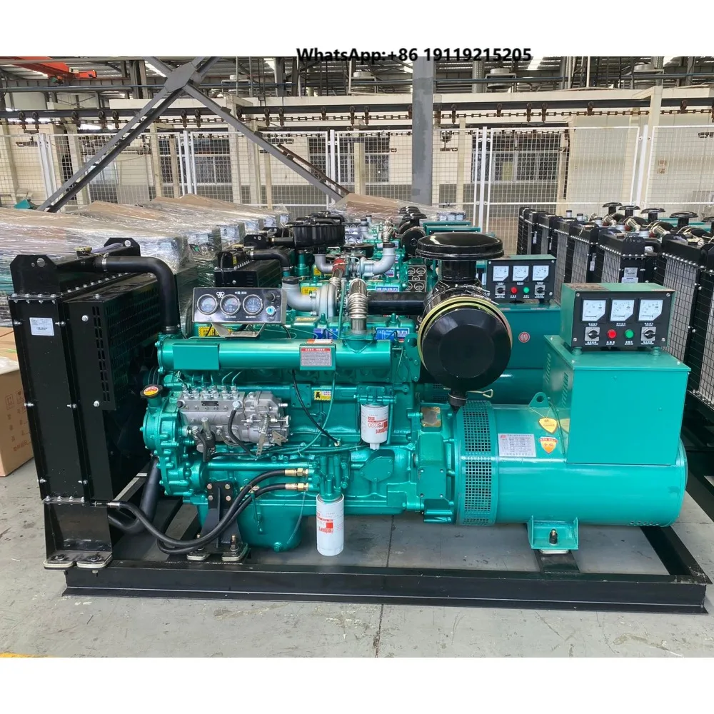 Generator High Power 30kw 50kw 75kw Full Copper 380v 3phase Alternator Portable Generator 20kva