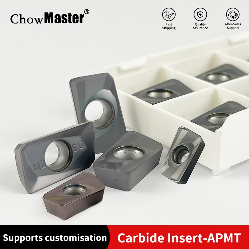 

10PCS APMT1604PDER GW APMT160430 APMT113520 Carbide Mill Inserts R2.0 R0.8 APMT1135PDER CNC Roughing Milling Cutter