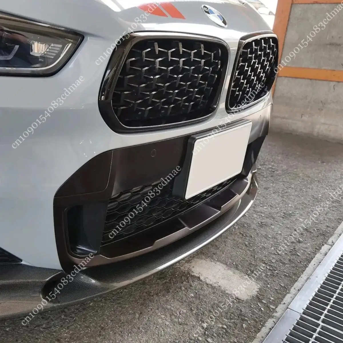 

Front Bumper Kidney Grille Cover Hood Racing Grills Trim For BMW X2 F39 2019-2024 Replacement High Quality ABS Body Kits Tuning