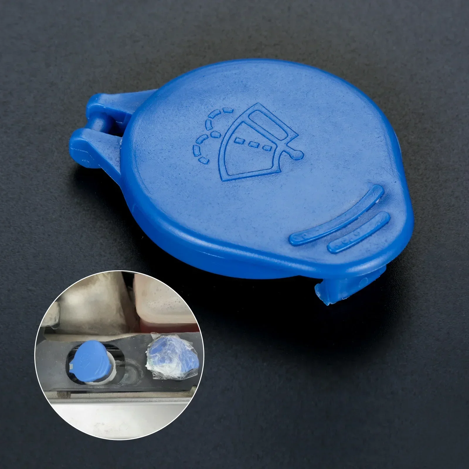 Car Windscreen Washer Bottle Cap Fluid Tank Cover 1450992 4N5117632AB for Focus MK2 Saloon Estate Convertible Hatchback2004-2016