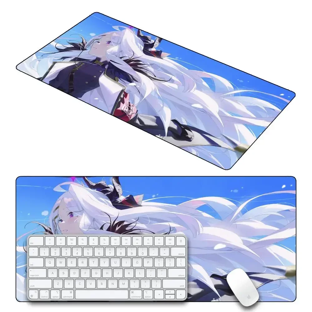 Blue Archive Non-Slip Rubber Mouse Pad Lock Edge Mousepads  Cute Sorasaki Hina Gamer play mats for notebook PC computer