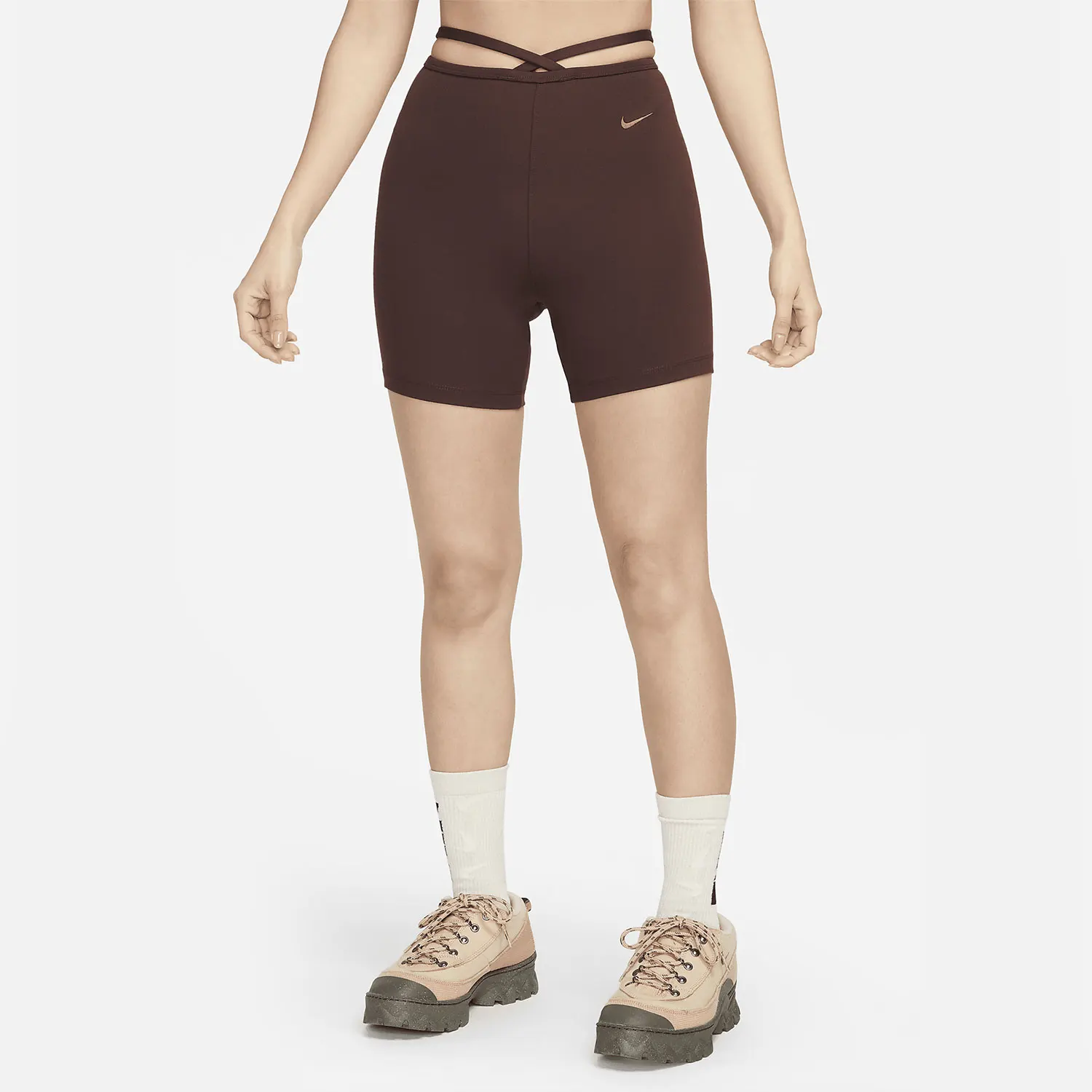 

Оригинальные летние женские дышащие обтягивающие велосипедные шорты Nike для тренировок и фитнеса DV7929-227