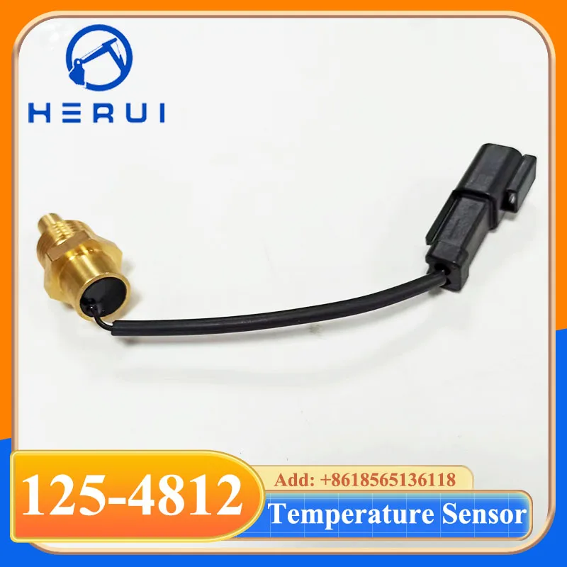 Capteur de température 125-4812 1254812 pour moteur E320B 320B 322B 322C 325B, pièces de rechange pour moteur et pelle