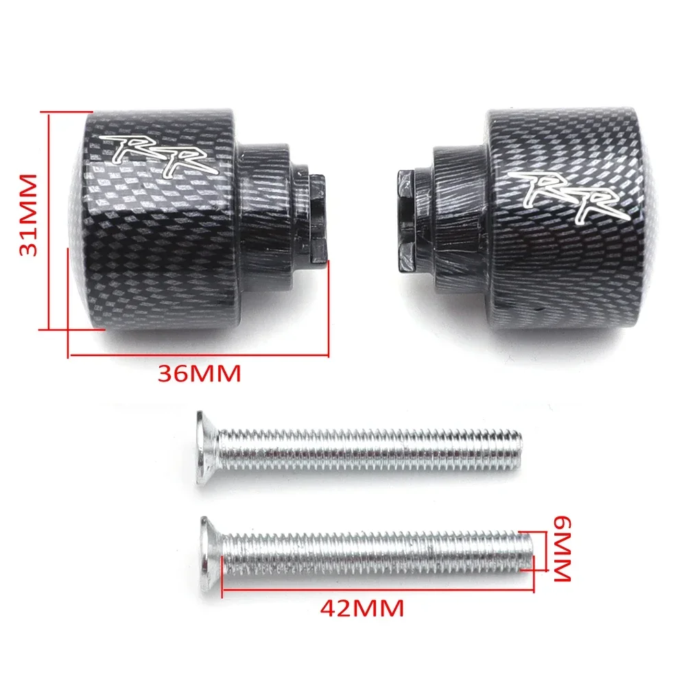 Carbon Fiber Hand Bar Ends for Honda CBR 250 600 900 929 954RR 1100 RR CBR1100XX RC51 Motor Parts