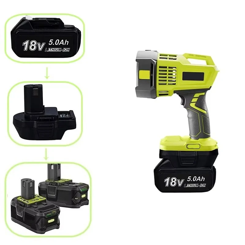 MT20RNL Battery Adapter Converter Use for Ryobi 18V Tools Converts for Makita 18V Li-ion Battery to for Ryobi 18V Li-ion Battery
