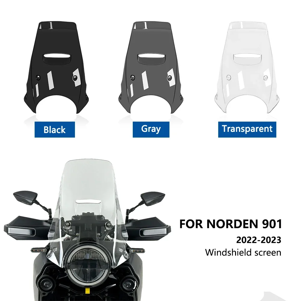 New Motorcycle Accessories Windshield Spoiler Windshield Deflector for Norden 901 NORDEN901 2022 2023 norden 901