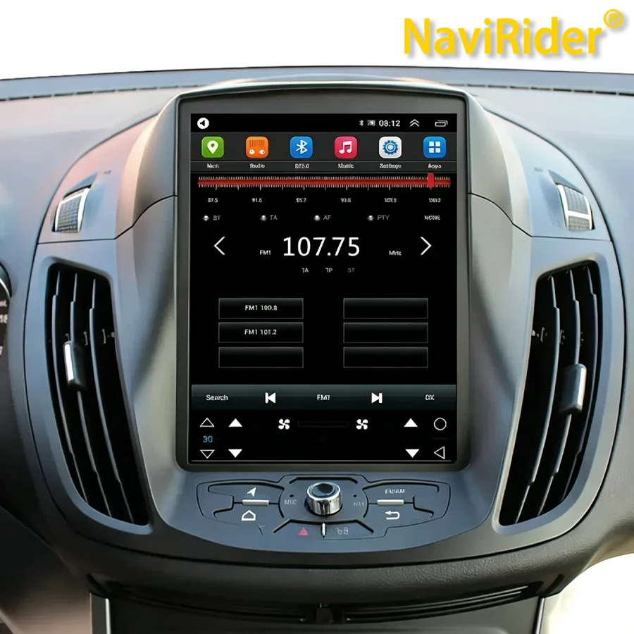 S Navirider 10.4inch Android 15 Car Radio For Ford Kuga Cmax C-max Escape Stereo DSP GPS Navigation Carplay Automatic Screen HU