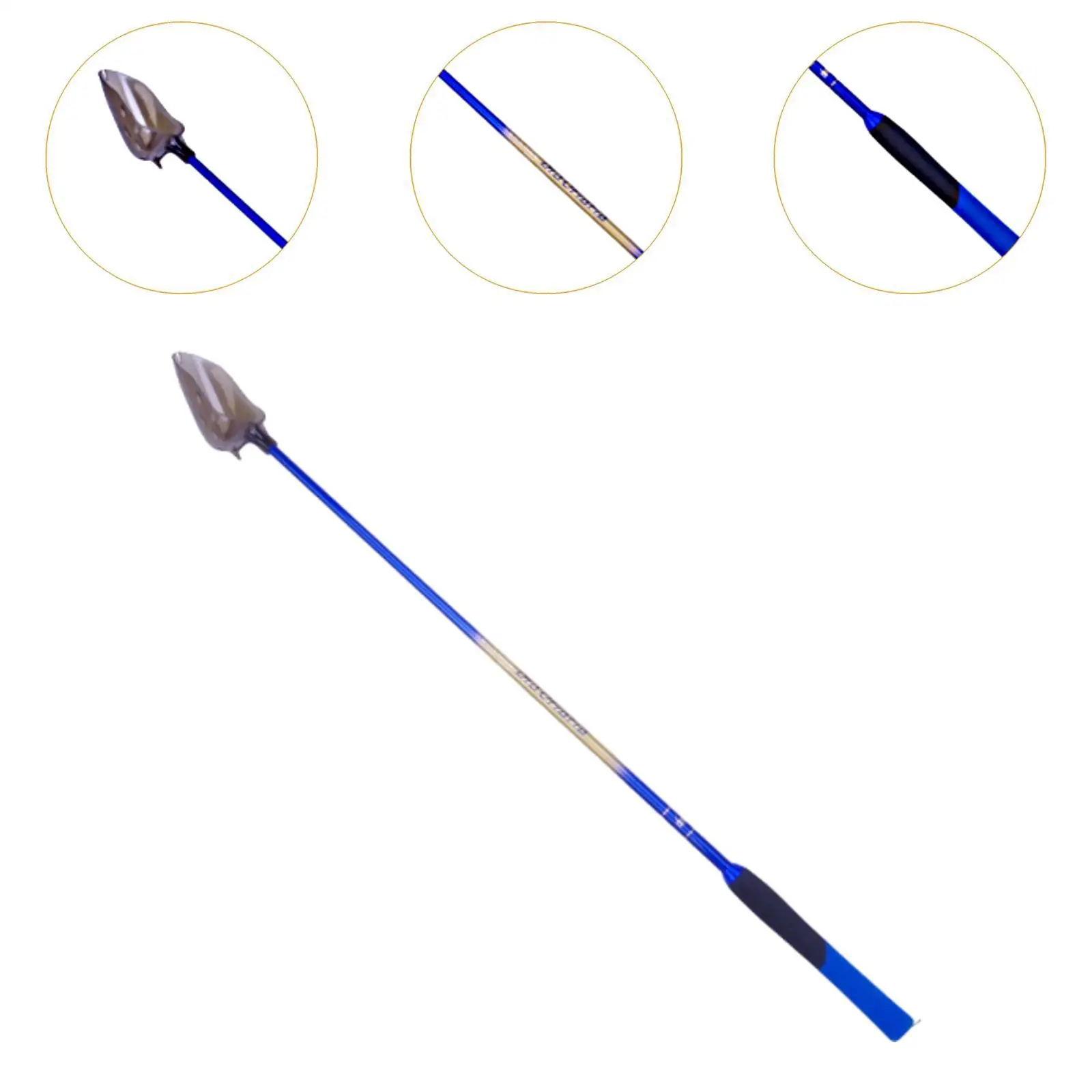 عش الصيد صنع ملعقة 80 سنتيمتر خفيفة الوزن الصيد أداة الصب مغرفة إغراء مغرفة مقبض مريح الصب ملعقة إغراء قاذف #5