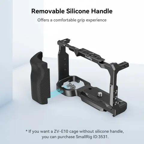 Клетка SmallRig для Sony ZV-E10 - защита и удобство съемки — внешний вид товара