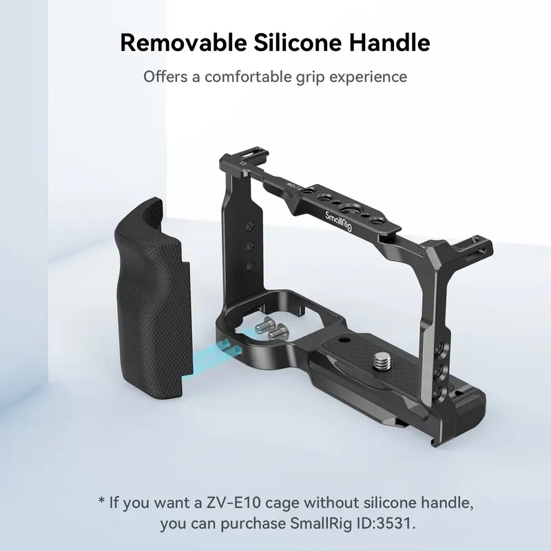 Gaiola SmallRig para Sony ZV-E10 com Aperto de Silicone — foto 4