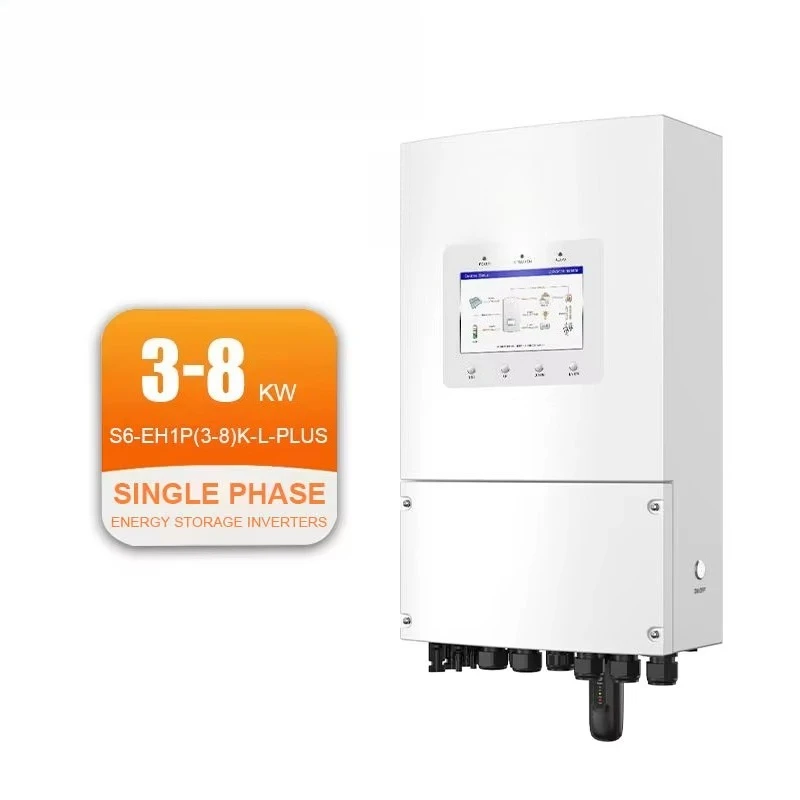 Solis Hot Sale S6-EH1P 3KW-10KW Single Phase Hybrid Solar Inverter 40V-60V Low Voltage on Off Grid Energy Storage Inverter IP66