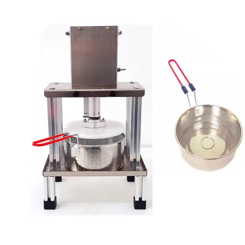 Máquina Desidratadora Elétrica de Vegetais em Aço Inoxidável, Máquina de Separação de Resíduos de Vinho, Máquina Espremedora de Água para Recheio de Bolinhos