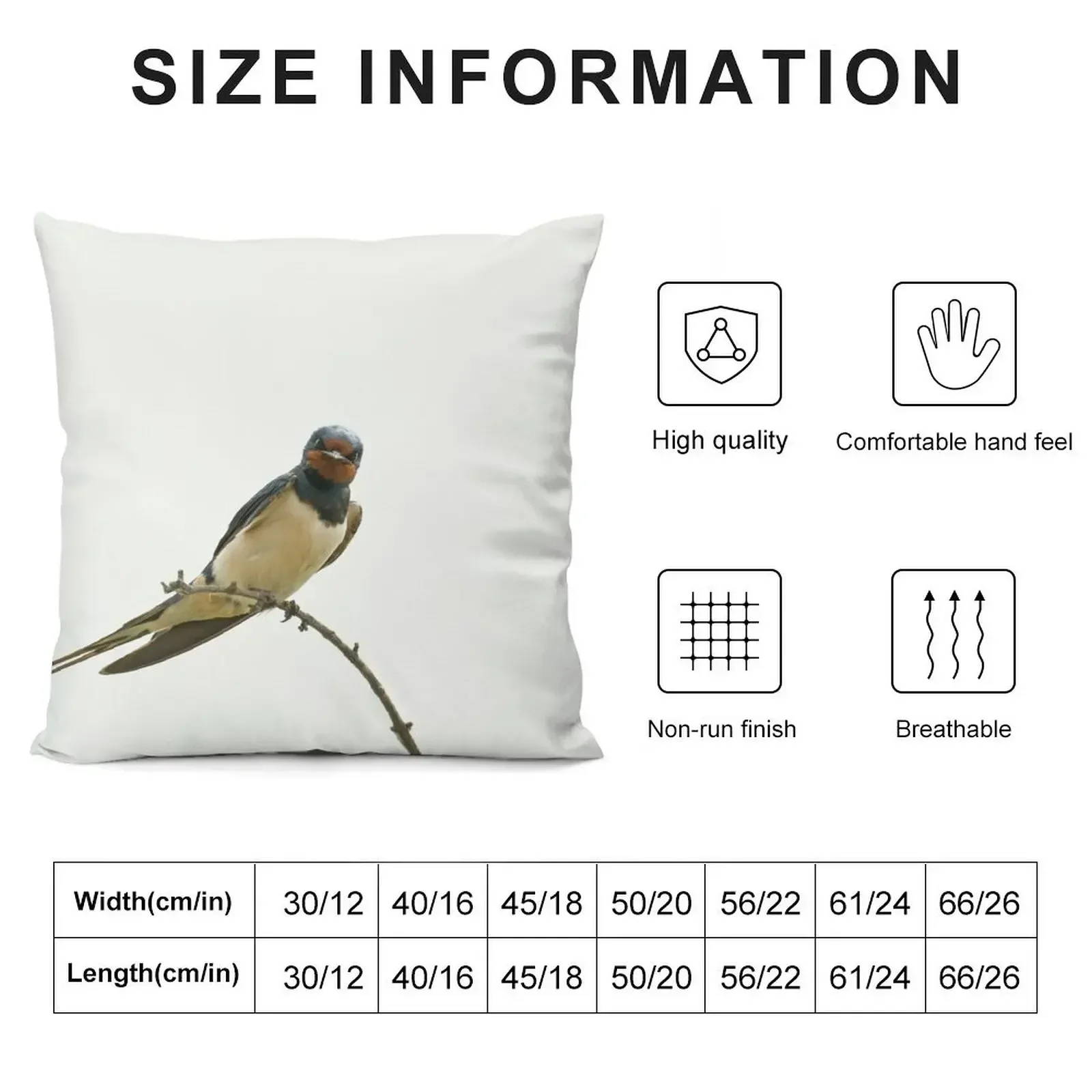 Barn Swallow Throw Pillow Sofas Covers home decor items pillow