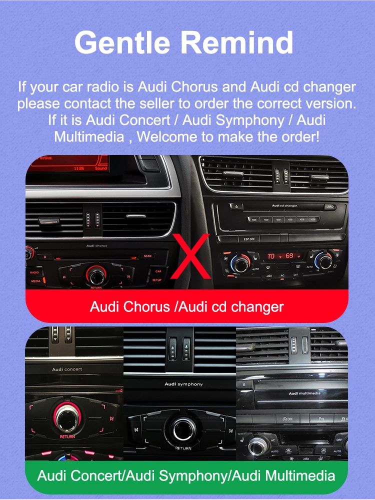 AUTOTOP Wifi 4G 10.25" Car Multimedia Player For Audi A4 B8 A5 S5 2009-2016 Wireless CarPlay Android Auto GPS Navigation BT 2Din