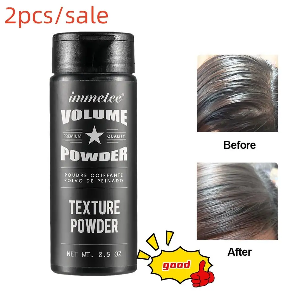 

2pcs x10g Fluffy Powder Hair No-Wash Bangs To Oil Puffy Powder Quick Hair To Oil Artifact Men Women Refreshing Volumizing Easy