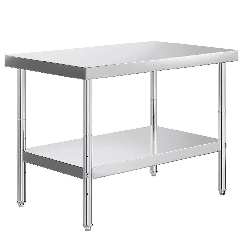 48 x 30 Inch Stainless Steel Prep and Work Table