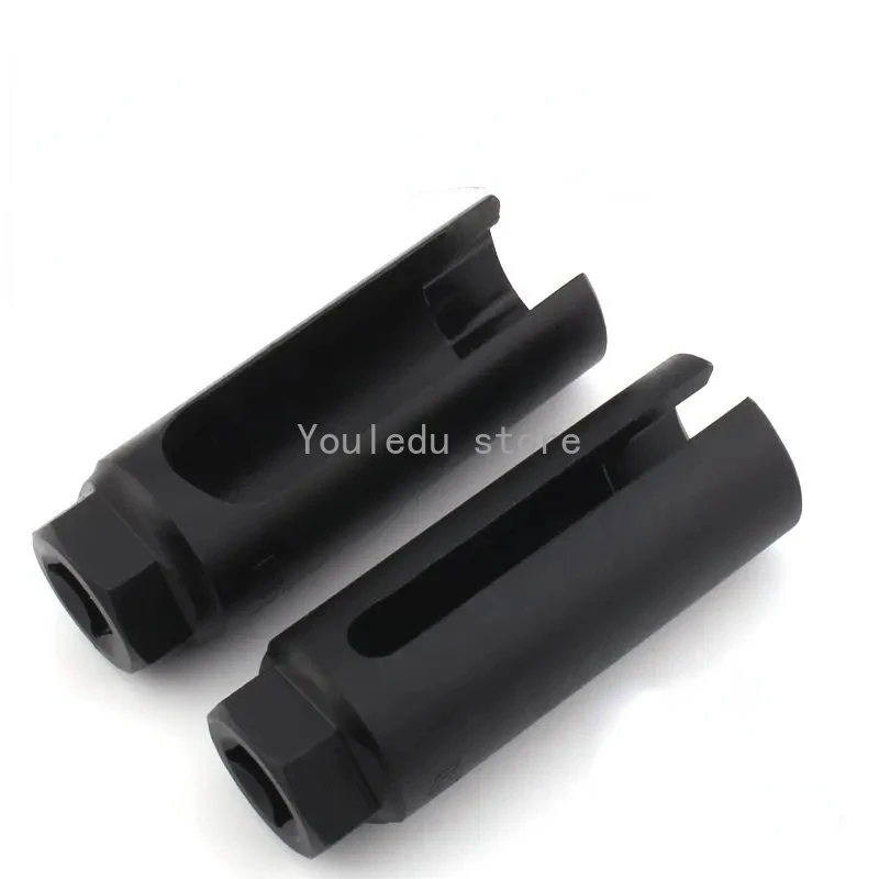 22mm Oxygen-containing Oxygen Vacuum Lambda Sensor Removal Socket Black Narrow Mouth Kit Car Tools 1/2 Drive 8mm Slot CR-V Steel