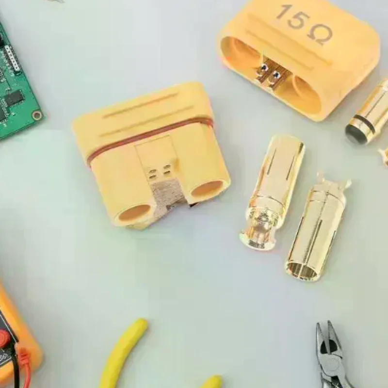 ขั้วต่อแบตเตอรี่ AS150U พร้อมขาสัญญาณ - ตัวผู้/ตัวเมีย สำหรับเครื่องบินบังคับวิทยุ ขั้วต่อกันน้ำสำหรับโดรนทางการเกษตร