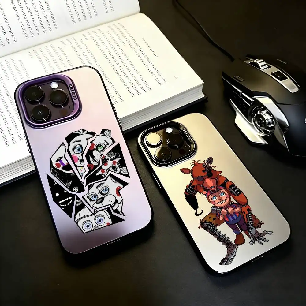 

COOL F-Five N-Nights Black Candy silver phone case Phone Case For iPhone17,16,15,14,13,12,11 Plus,Pro Max