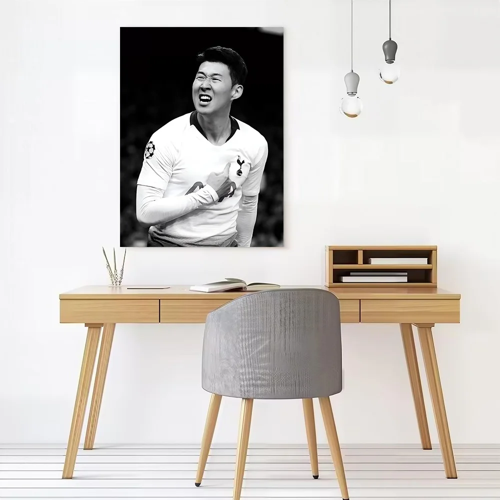 Son Heung-min Celebration Canvas Poster Customizable Pictures Wall Art Canvas Painting for Specialty and Themed Home Decor Arts