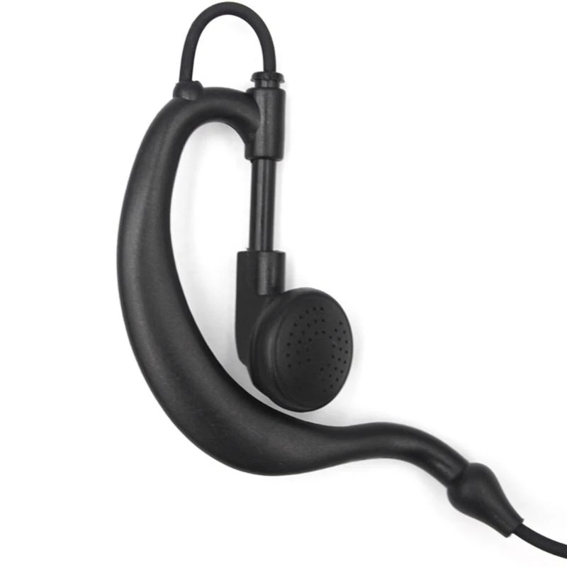  Two Way Radio Headphone 2 Pin Earpiece with PTT Microphone Fit for UV-5R UV5R UV-5RE K-Type Plug Walkie-Talkie Headset