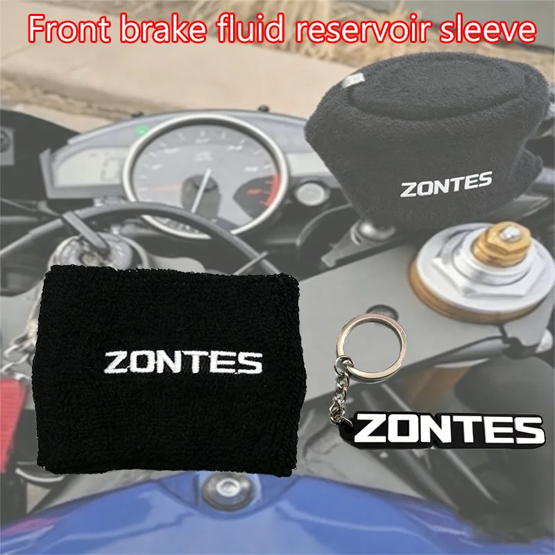 Para ZONTES 50X 150V 310X/R/T/V/M 350X/D/M 368D/E/G/M 703R/F/T Funda Protectora para Depósito de Líquido de Frenos Delantero de Motocicleta